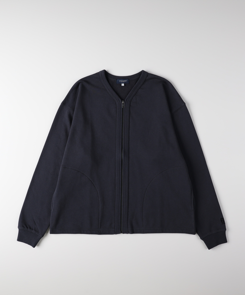 <カートにて10％off：WEB限定/12/8まで>スウェットジップカーディガン