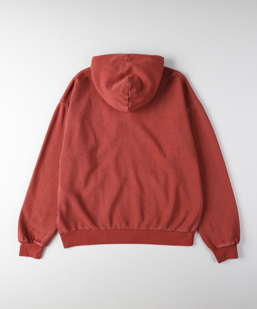 未使用 マンシングウェア◆アノラック ハーフジップ パーカー◆レッド Mサイズ 80s USA IZOD LACOSTE ラコステ ナイロン アノラックパーカー