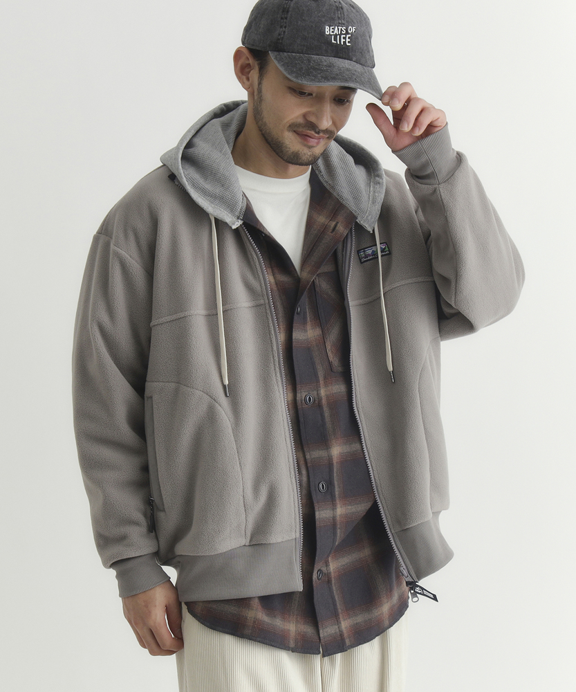 フリースフルジップロゴブルゾン