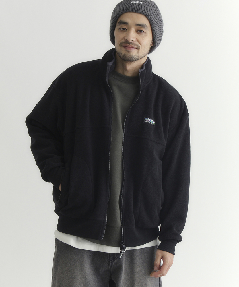 フリースフルジップロゴブルゾン(S オフシロ): トップス｜Right-on公式