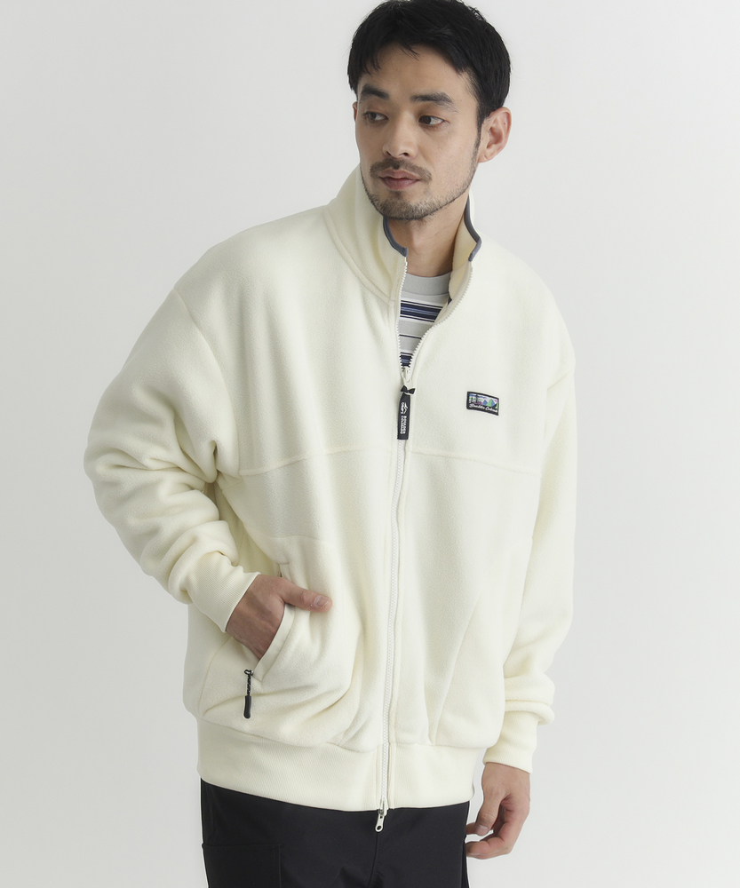 フリースフルジップロゴブルゾン(S オフシロ): ジャケット/アウター