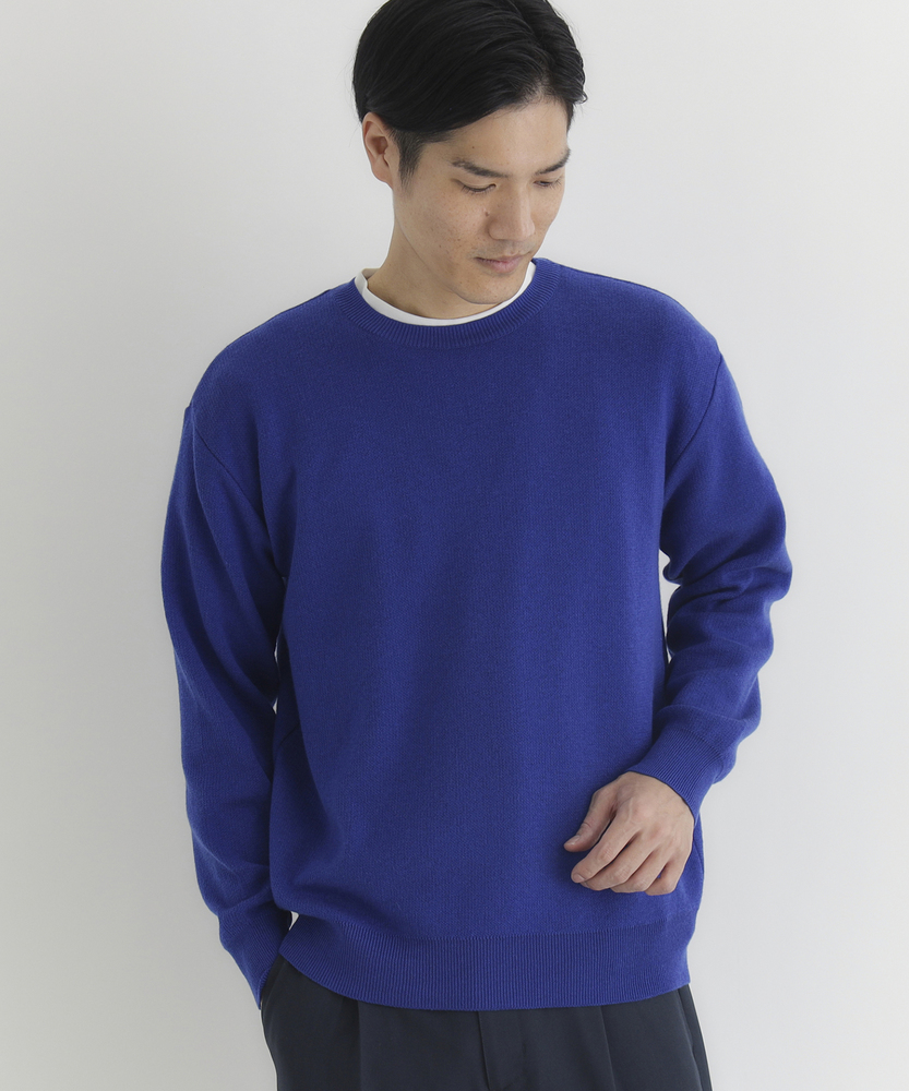 「日本製」クルーネックプルオーバー