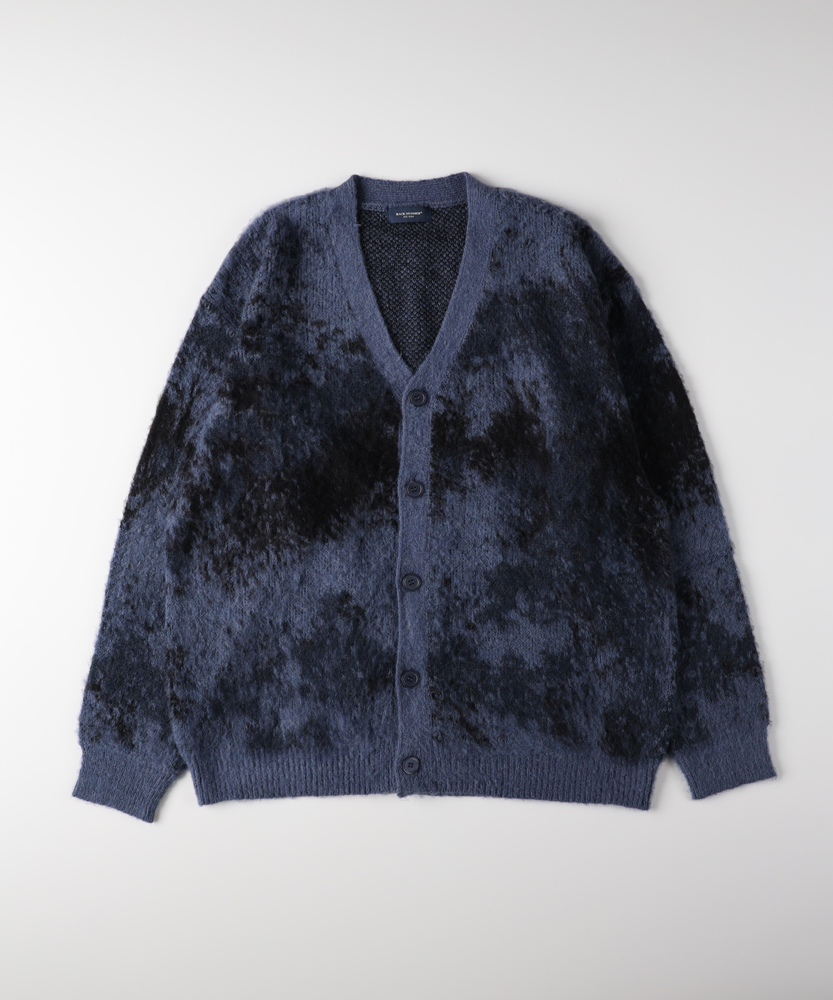 シャギーニットグラデーションカーディガン