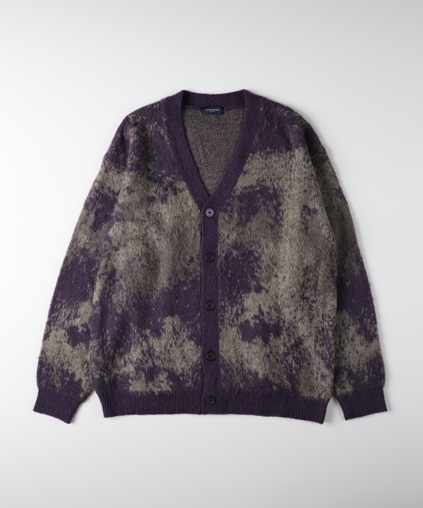 シャギーニットグラデーションカーディガン