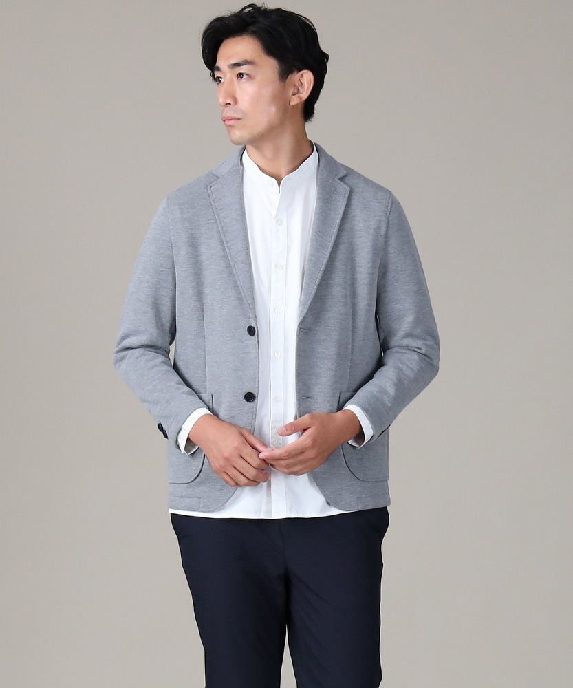 鹿の子テーラードジャケット メンズ ジーンズセレクトショップ ライトオン