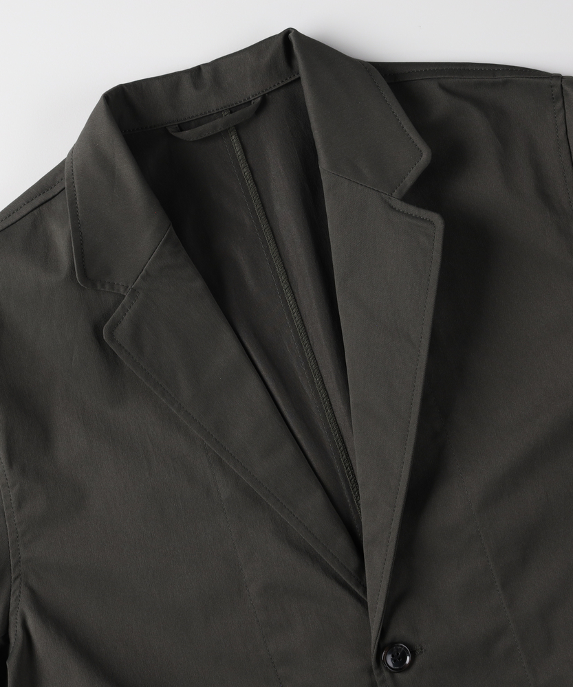 美品/2XL◆チルコロ【現行タグ/秋カラー：カーキ◆テーラードジャケット】伸縮性 ワークルーズテーラードジャケット(M カーキ): ジャケット