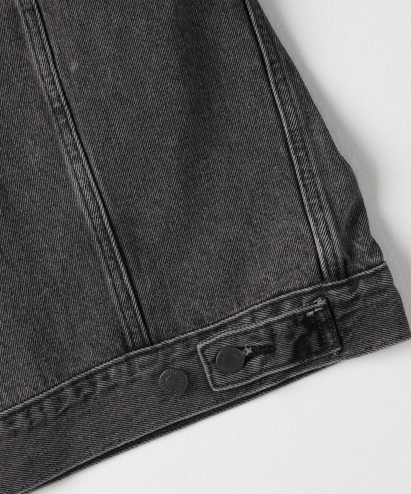 RRL トラッカージャケット　ブラック ダブルアールエル) RRL デニム トラッカー ジャケット ブラック