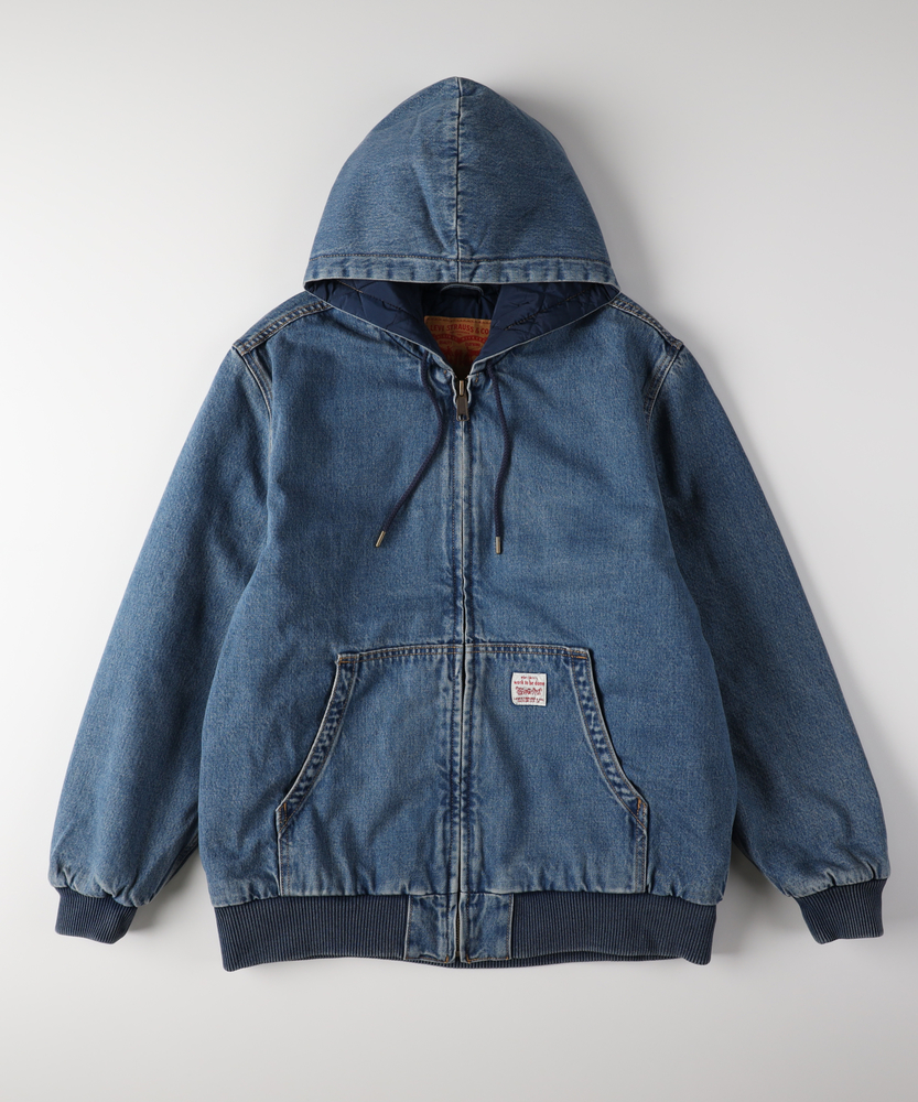 「WORKWEAR」デニムフードジャケット