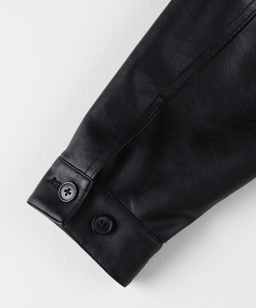 【Ungrid】美品　ジップアップブルゾン　合成皮革 Ungrid】美品 ジップアップブルゾン 合成皮革 112410263901_050