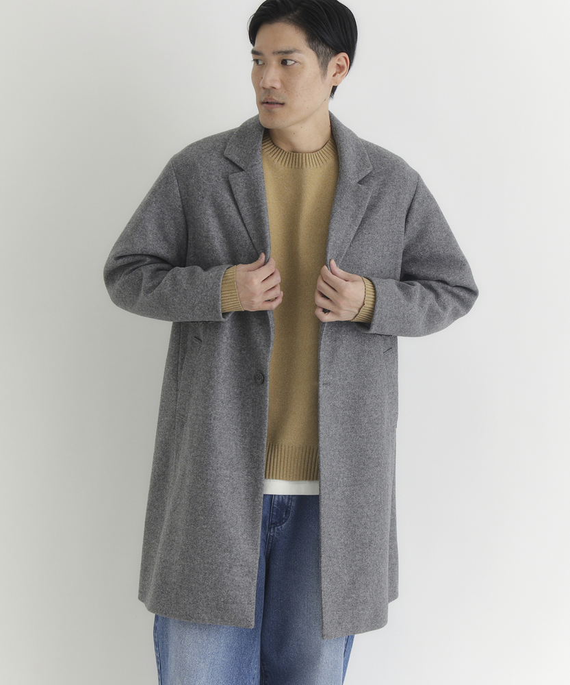 ライトメルトンチェスターコート ライトメルトンチェスターコート(M ダークベージュ): ジャケット