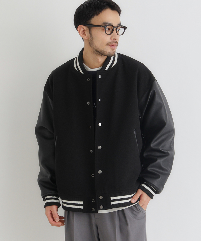 MASTERPIECE✨XL スタジャン　サーモライト　極暖　刻印スナップボタン MASTERPIECE✨XL スタジャン サーモライト 極暖 刻印スナップボタン