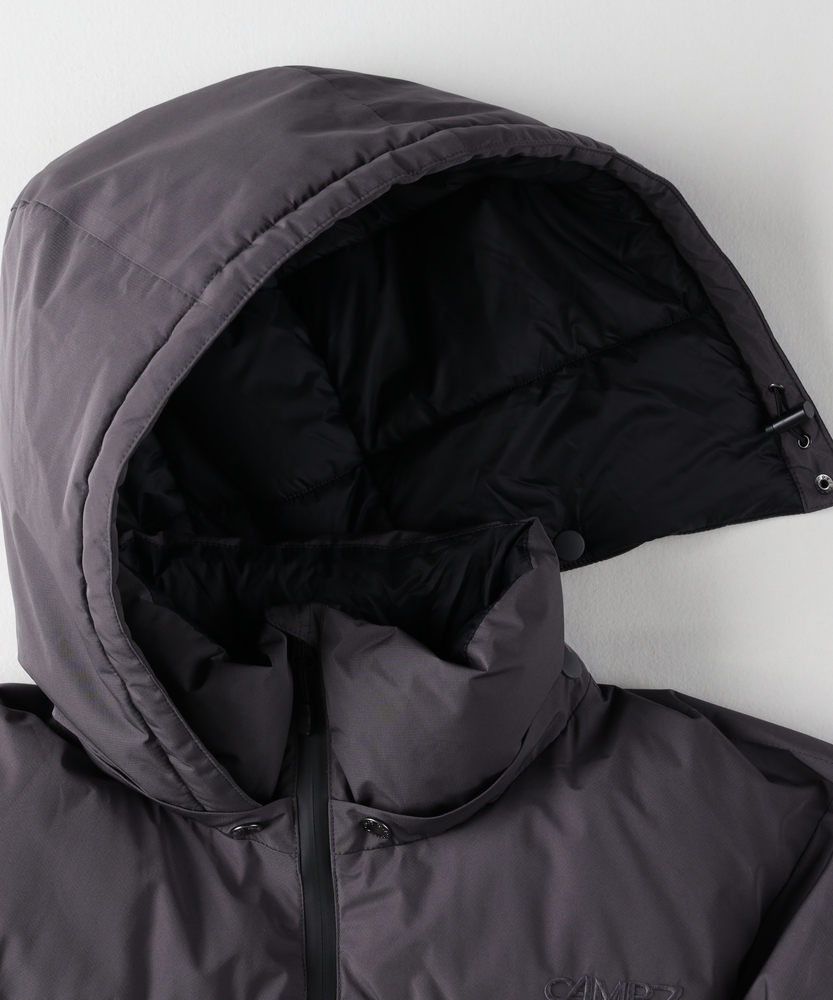   Fusion グレー ダウンジャケット S unisex] ショートクロップドダウンジャケット | ファッション