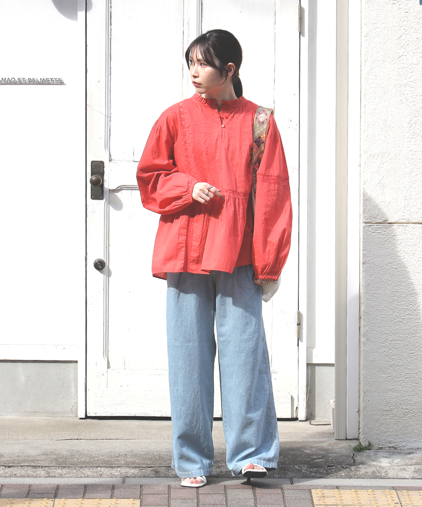 MaxMara 22SS コットンリネン ペインターパンツ ワイド ホワイト MaxMara 22SS コットンリネン ペインターパンツ ワイド ホワイト