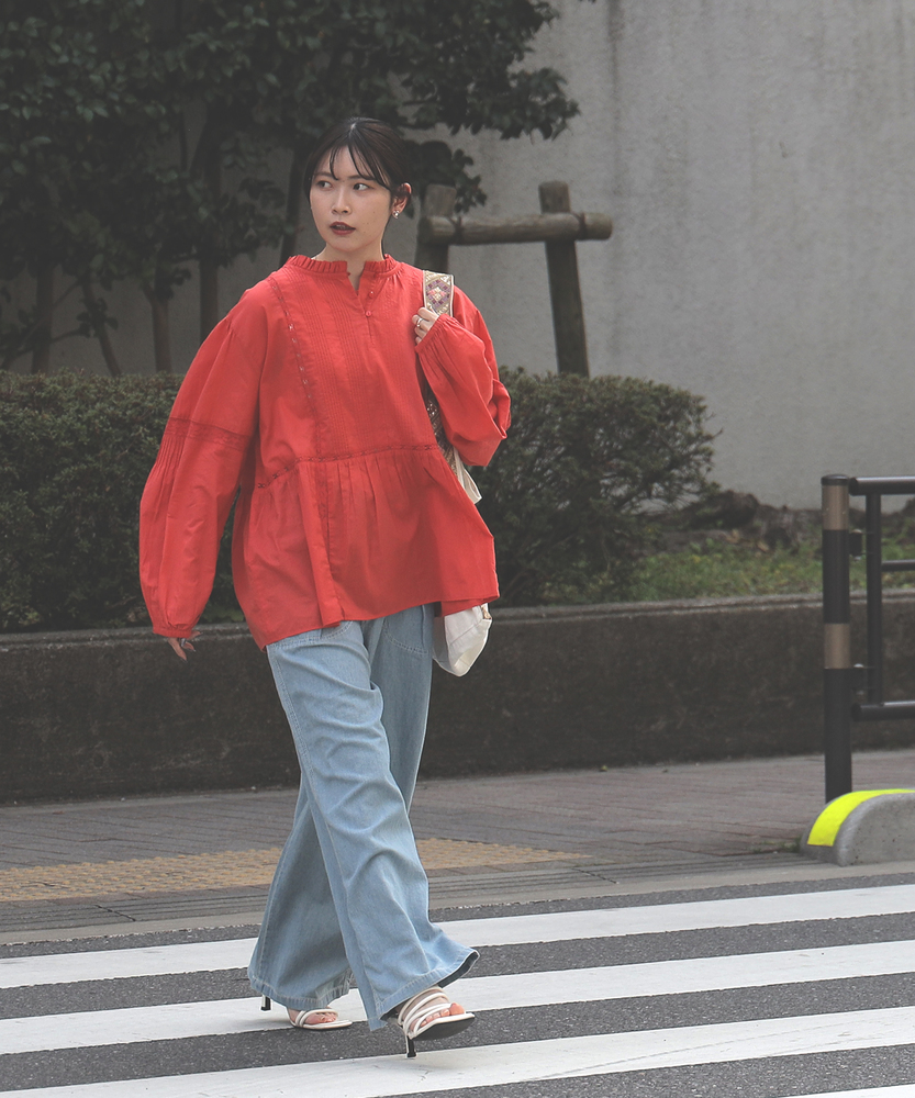 美品【かぐれ】コットンリネンデニムペインターパンツ かぐれ ジーンズ デニム デニムパンツ コットンリネンデニム