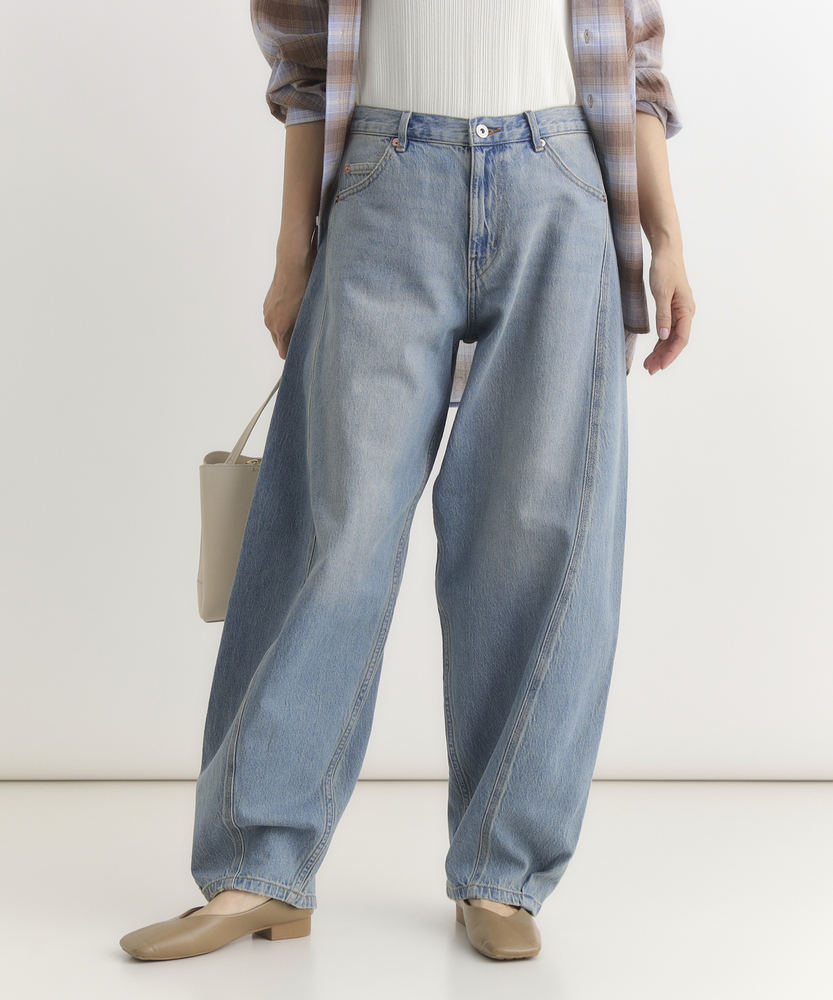 デニムコクーンパンツ(S ワンウォッシュ): ボトムス｜Right-on公式