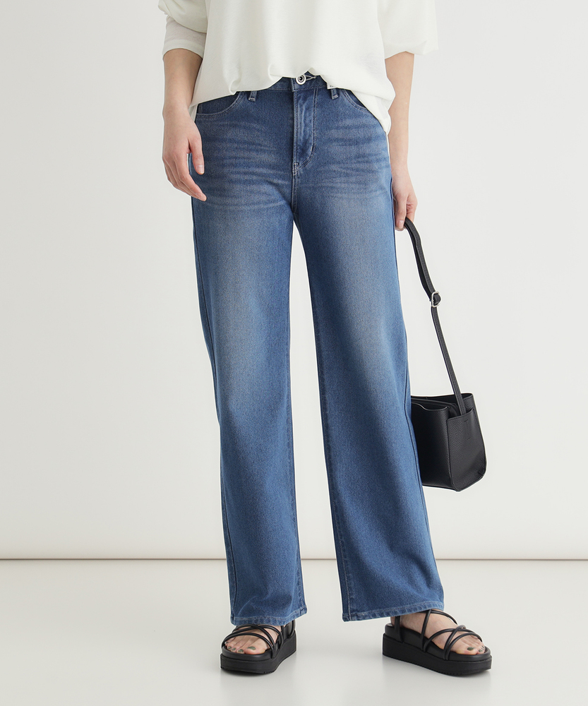 「COOL」ワイドデニムパンツ【涼】【自宅で試着、返品送料無料】