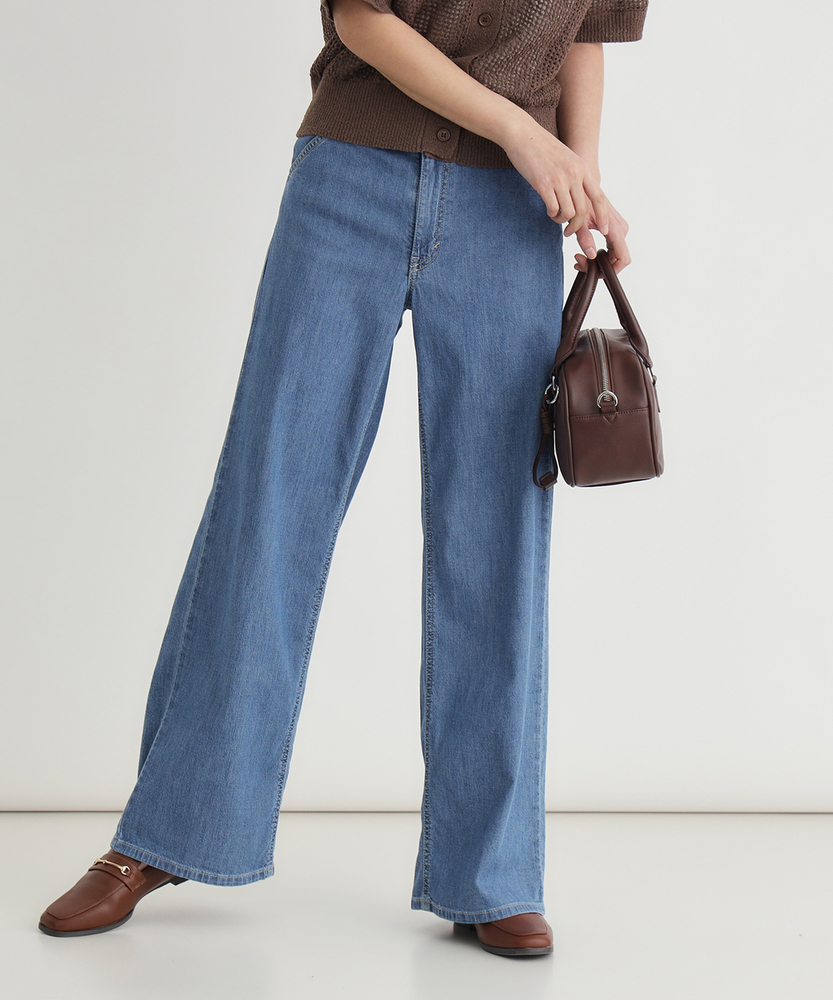 サマーセミワイドパンツ(夏用/COOL/涼/抗菌/消臭/制菌)【自宅で試着、返品送料無料】