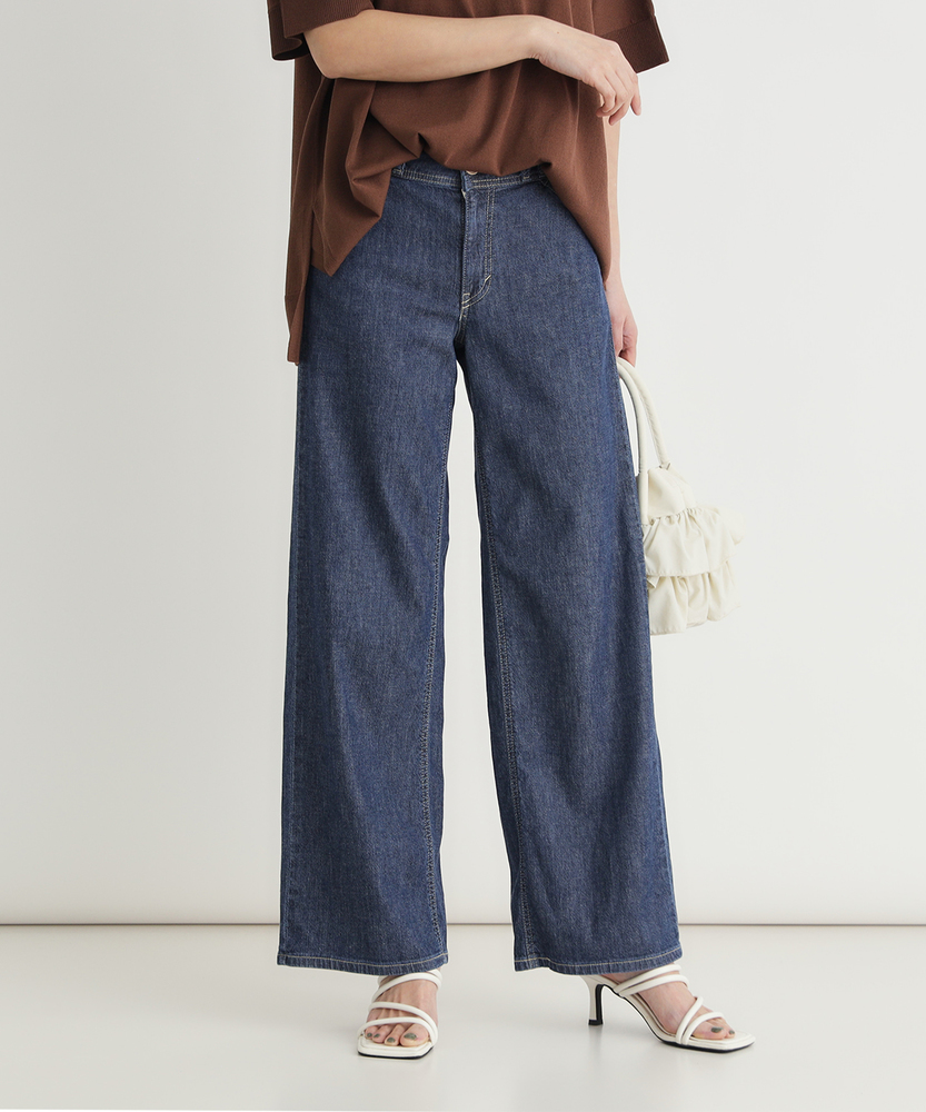 サマーセミワイドパンツ(夏用/COOL/涼/抗菌/消臭/制菌)【自宅で試着、返品送料無料】