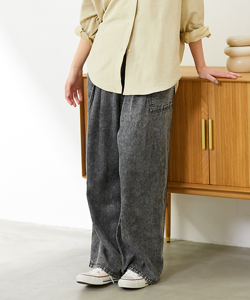 【COOLTOUCH】デニムイージーパンツ