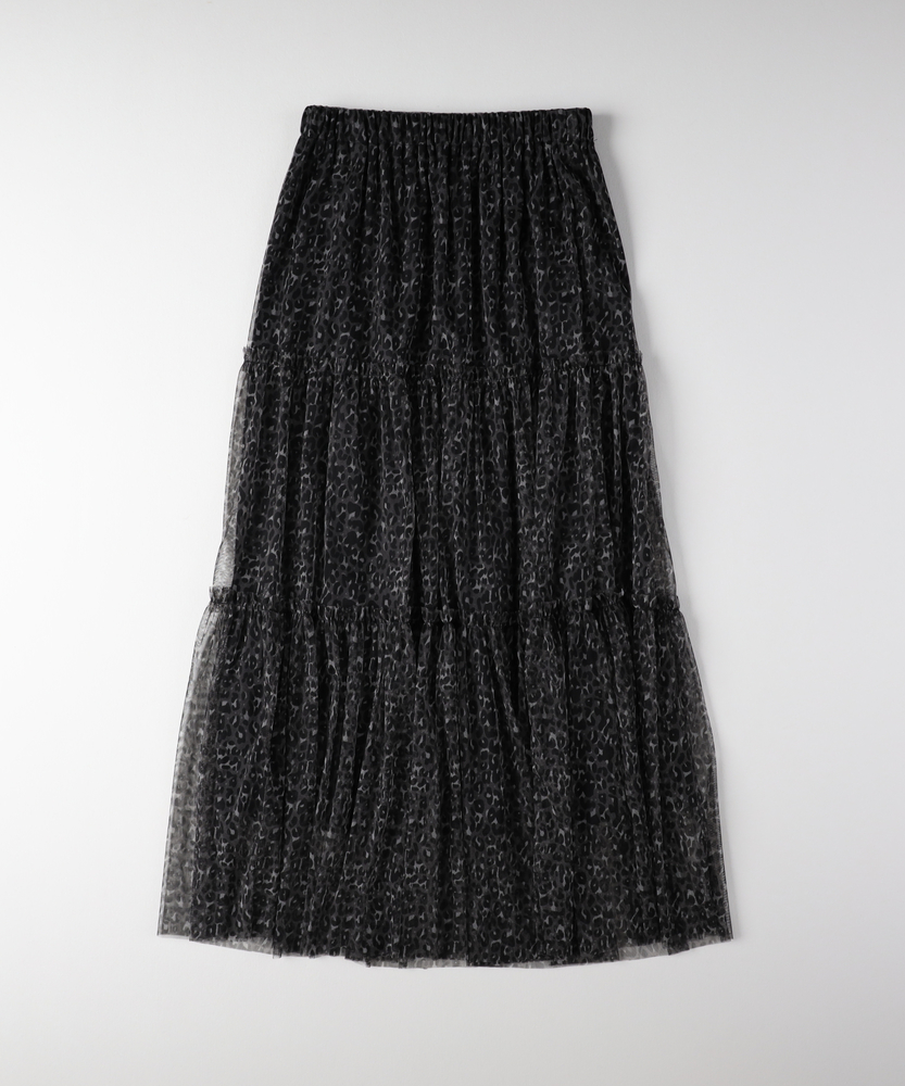 ベイクルーズ　レオパードチュールスカート レオパードチュールスカート レオパードプリントチュールスカート（その他スカート）｜Spick