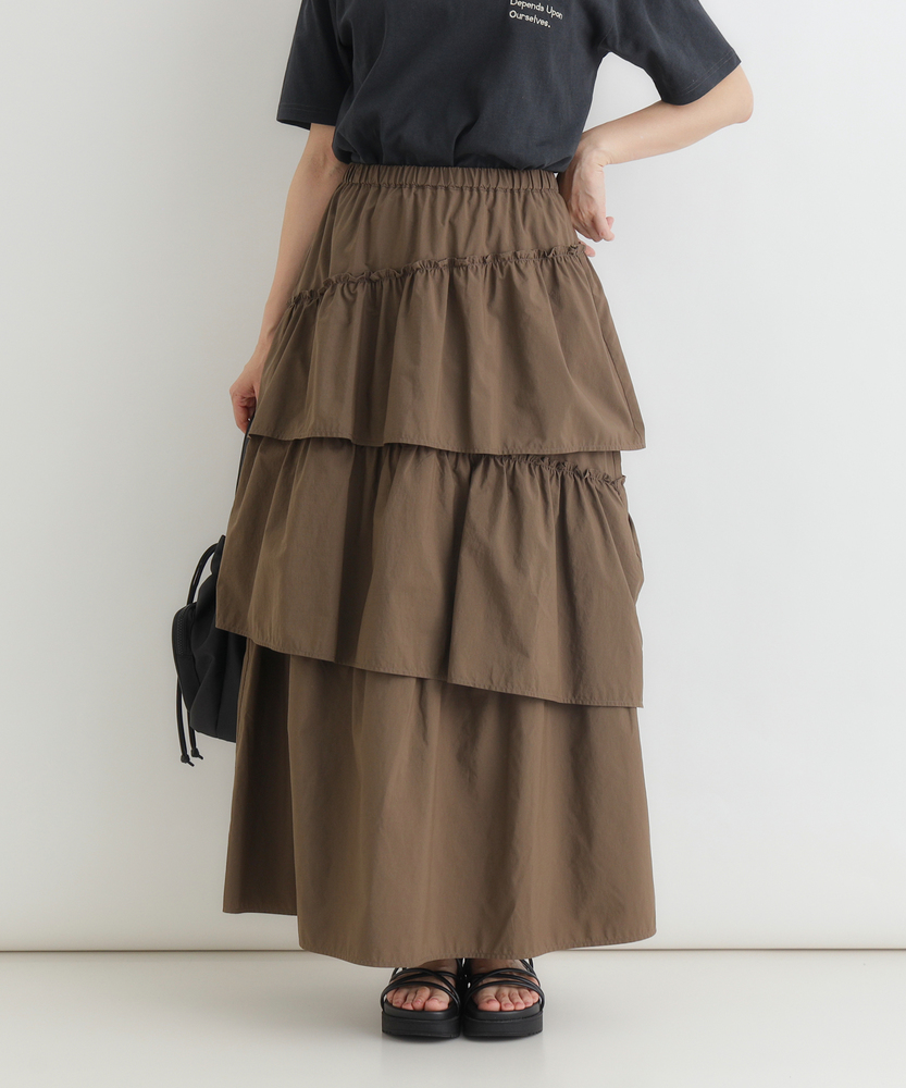 ティアードフリルスカート