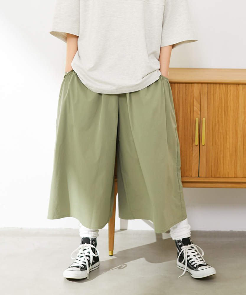 シャーリングウエストパンツ