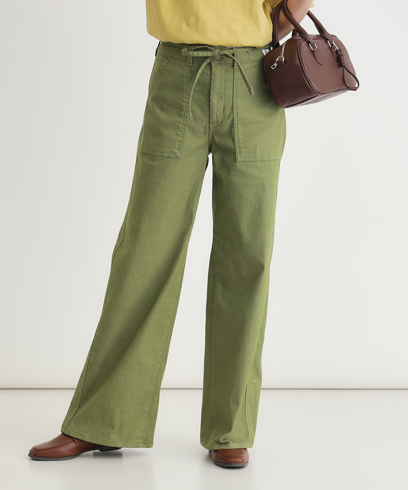 サマーベイカーワイドパンツ【夏用/COOL/涼/抗菌/防臭/制菌】【自宅で試着、返品送料無料】