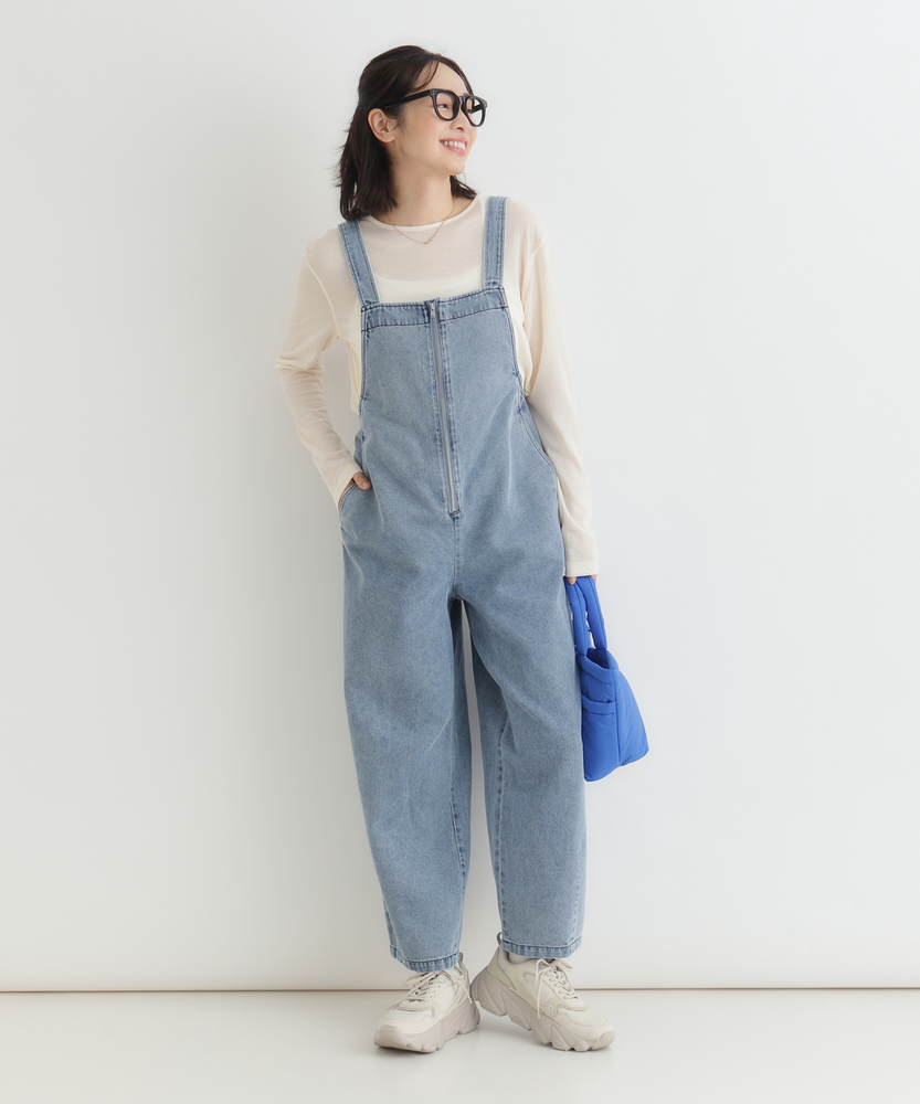 デニムサロペット