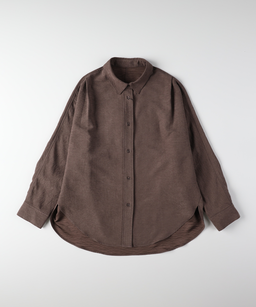 スエードドルマンシャツ