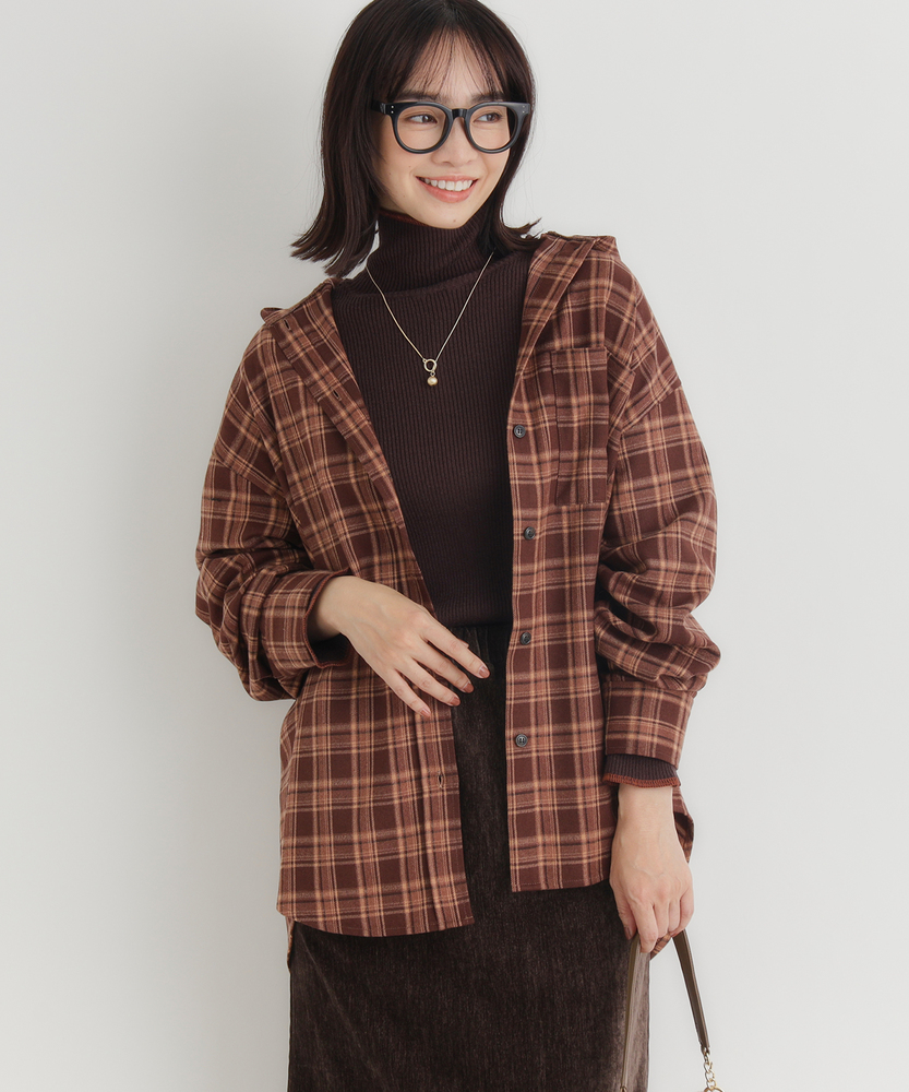 チェックビッグシャツ