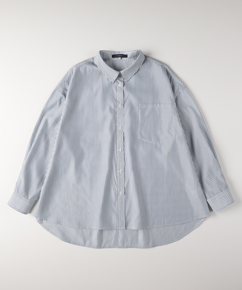 ストライプビッグシャツ