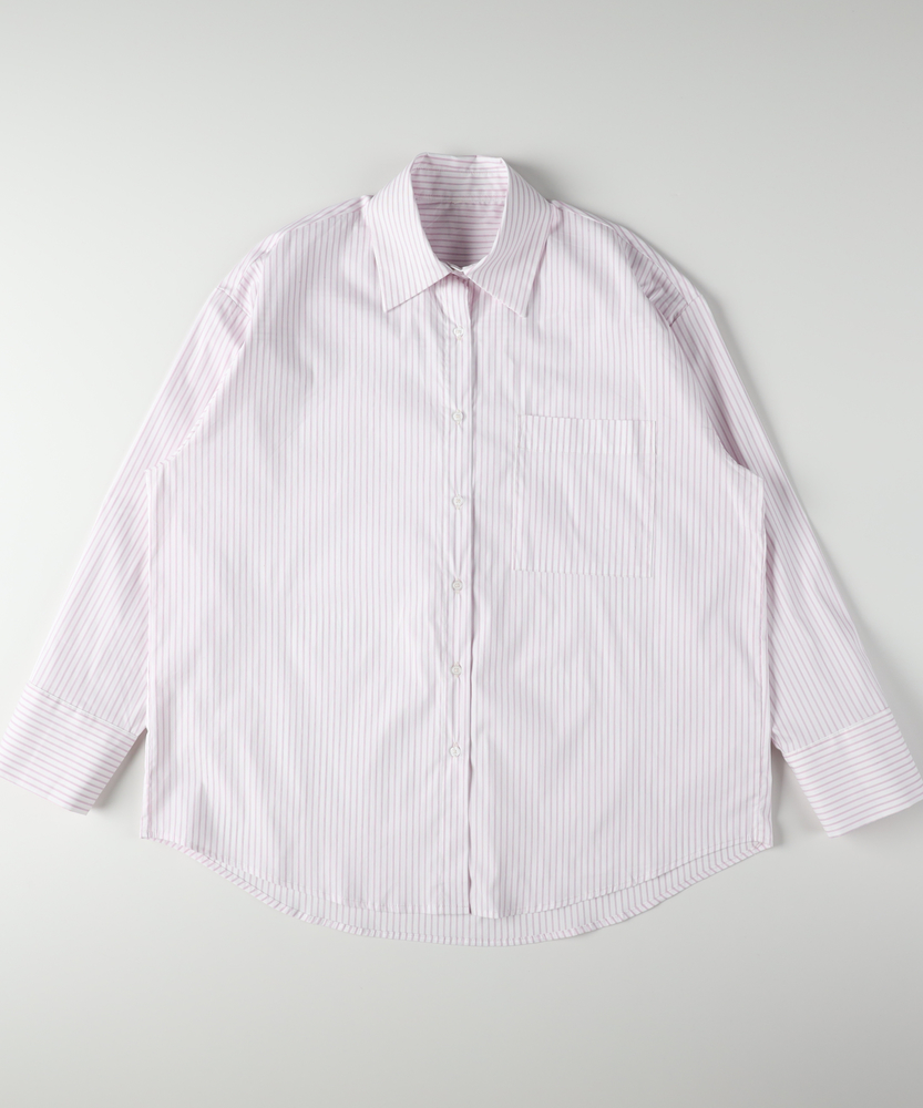 【限定展開】ロングカフスストライプシャツ