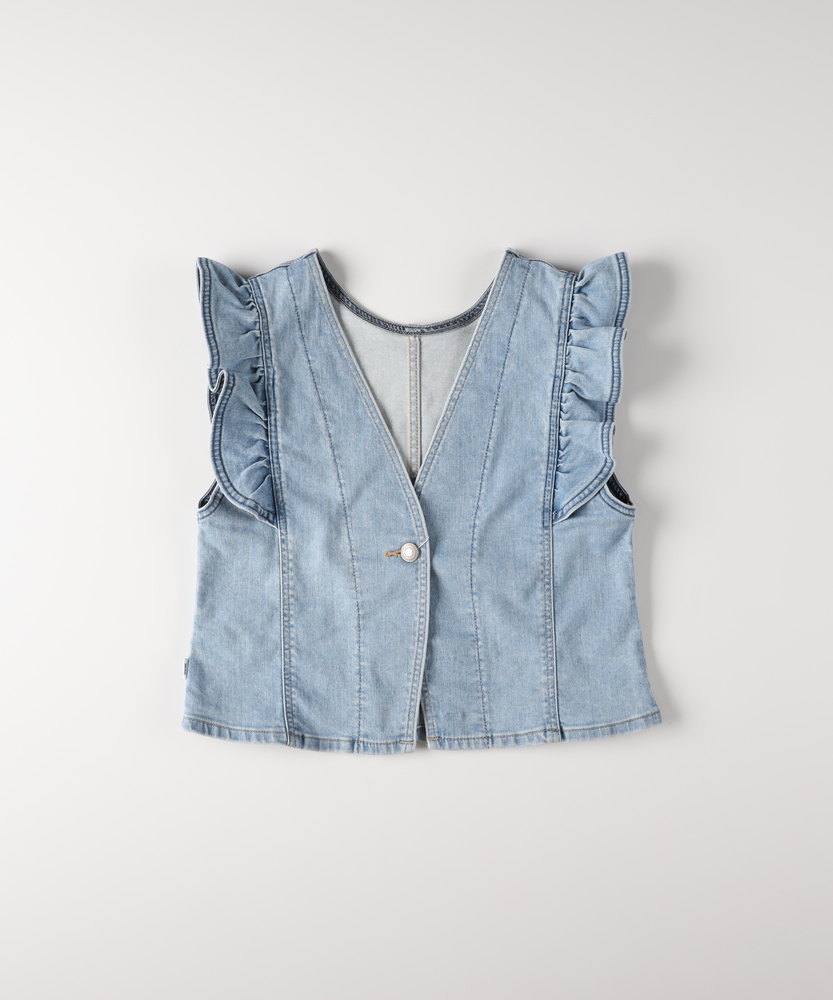 フリルスリーブビスチェ