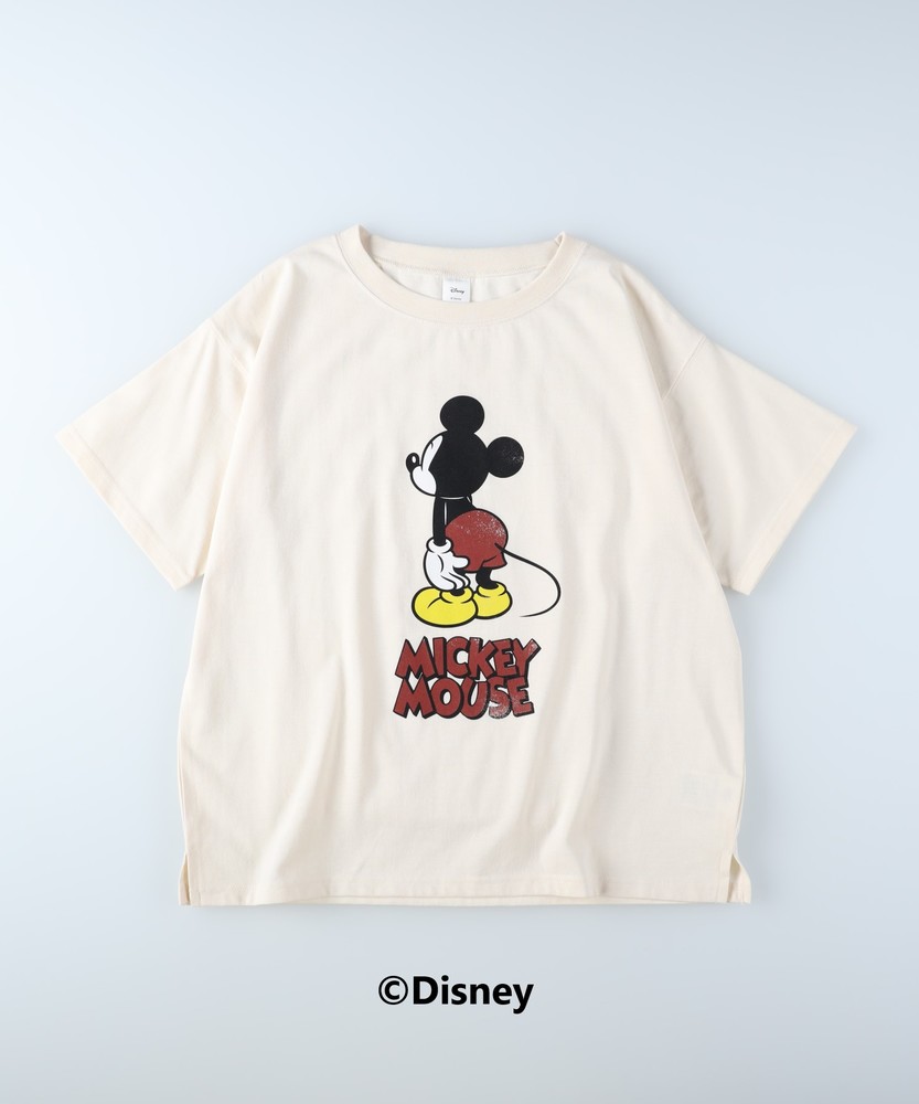 ミッキープリントｔシャツ ジーンズセレクトショップ ライトオン
