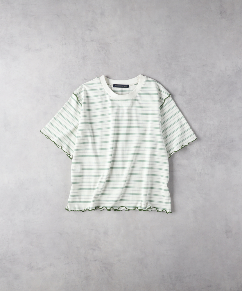 マルチボーダー半袖Tシャツ