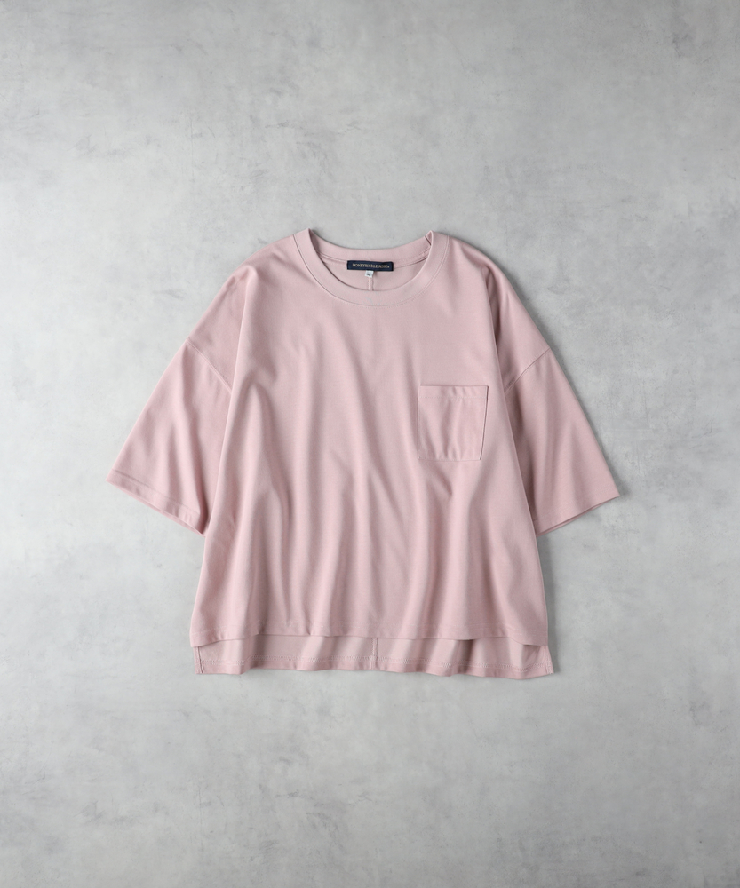 汗染み防止/接触冷感/UVカット】「汗染み防止」ワイドTシャツ