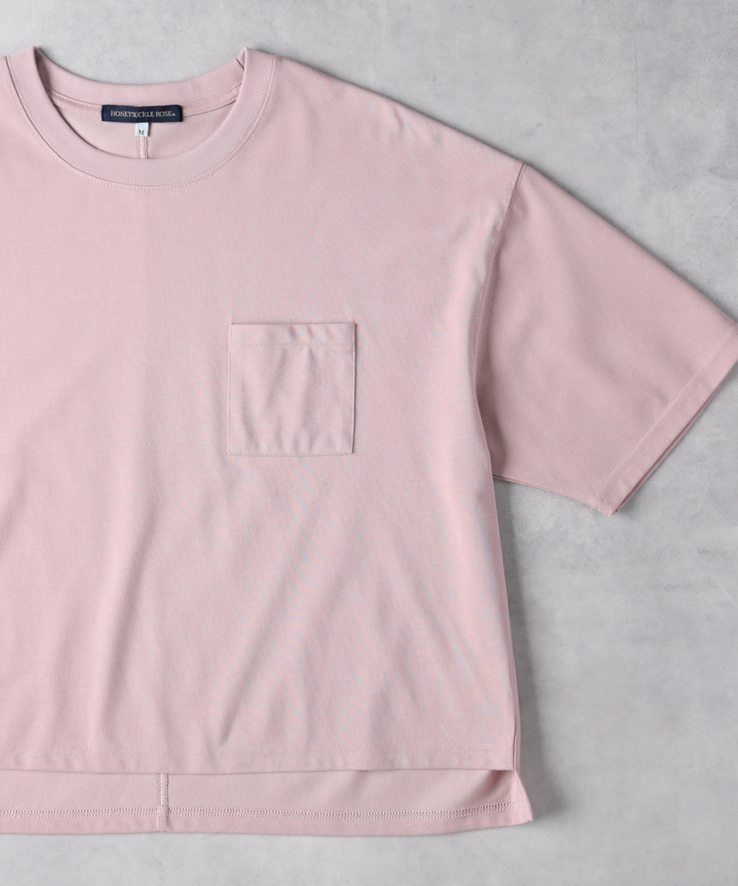 汗染み防止/接触冷感/UVカット】「汗染み防止」ワイドTシャツ