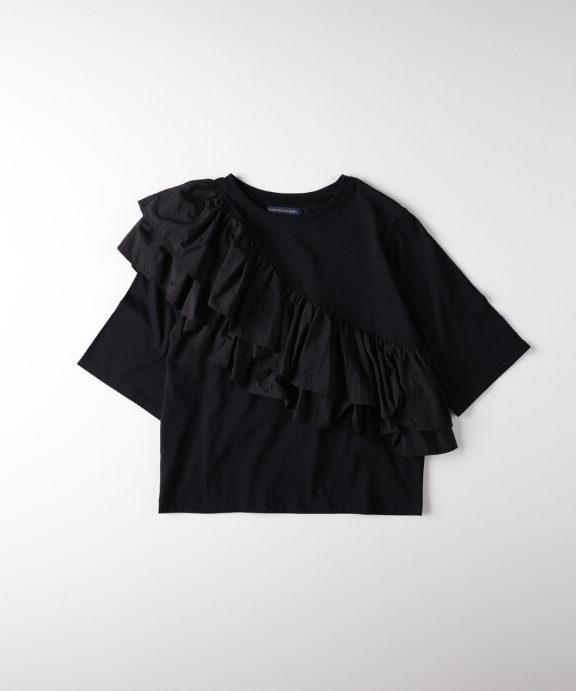 アシメフリルＴシャツ アシメフリルTシャツ | anRipply | ショップニュース | あべの