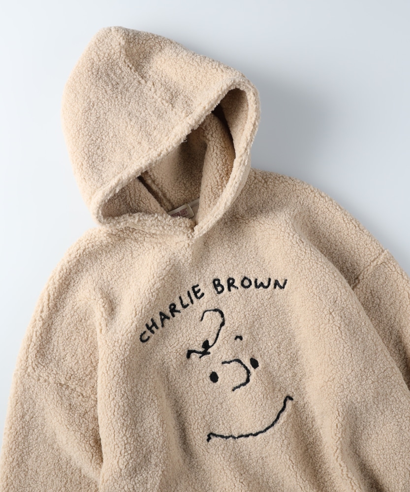 チャーリーブラウンボアパーカー ジーンズセレクトショップ ライトオン