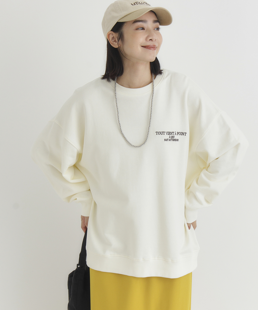 人気アイテム】 ロゴスウェットプルオーバー（ゆったり