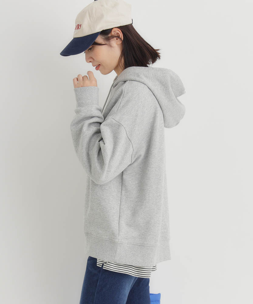 STONE  フード付きスウェット グレー スウェットプルパーカー(S ダークグレー): トップス｜Right-on公式