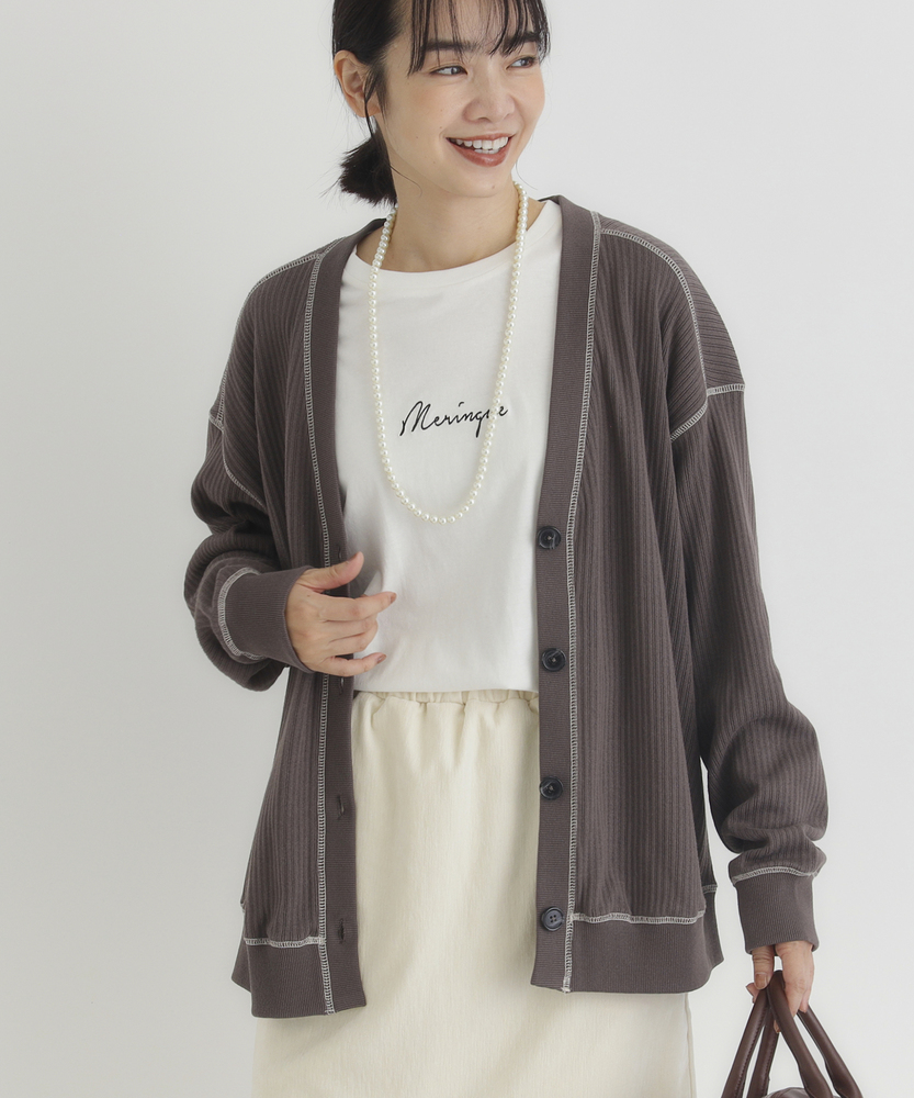 【美品】コーデ売り♡ドッキング ノースリーブオールインワン＆サマーカーディガン 商品検索｜Right-on公式オンラインショップ