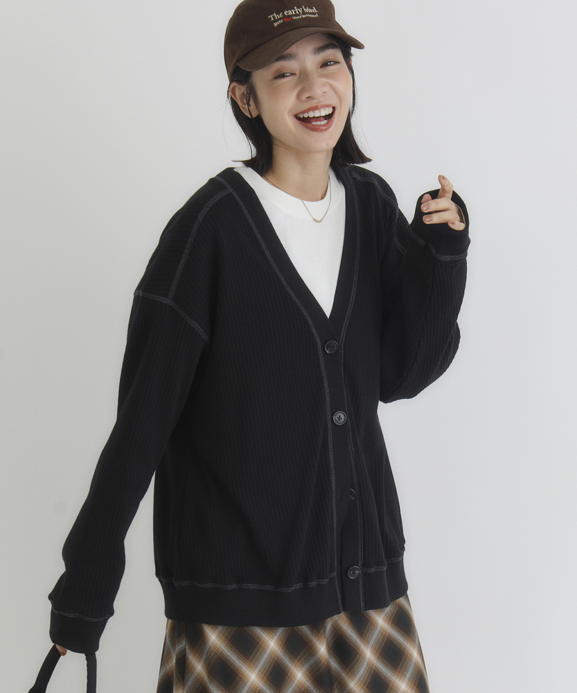 【美品】コーデ売り♡ドッキング ノースリーブオールインワン＆サマーカーディガン 商品検索｜Right-on公式オンラインショップ