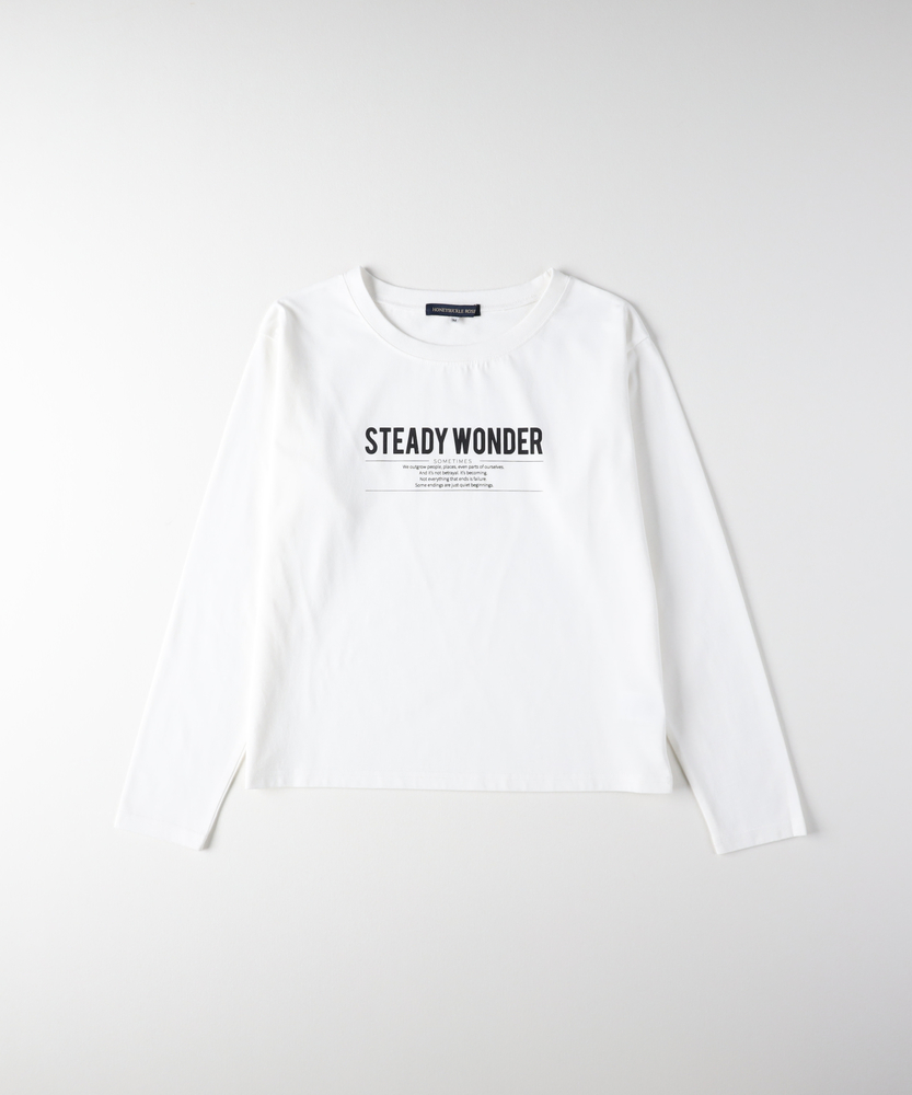 美品 23AW EMOTIONALLY プリント 長袖 Tシャツ 白227O▲ 美品 23AW EMOTIONALLY プリント 長袖 Tシャツ 白227O△（楽天