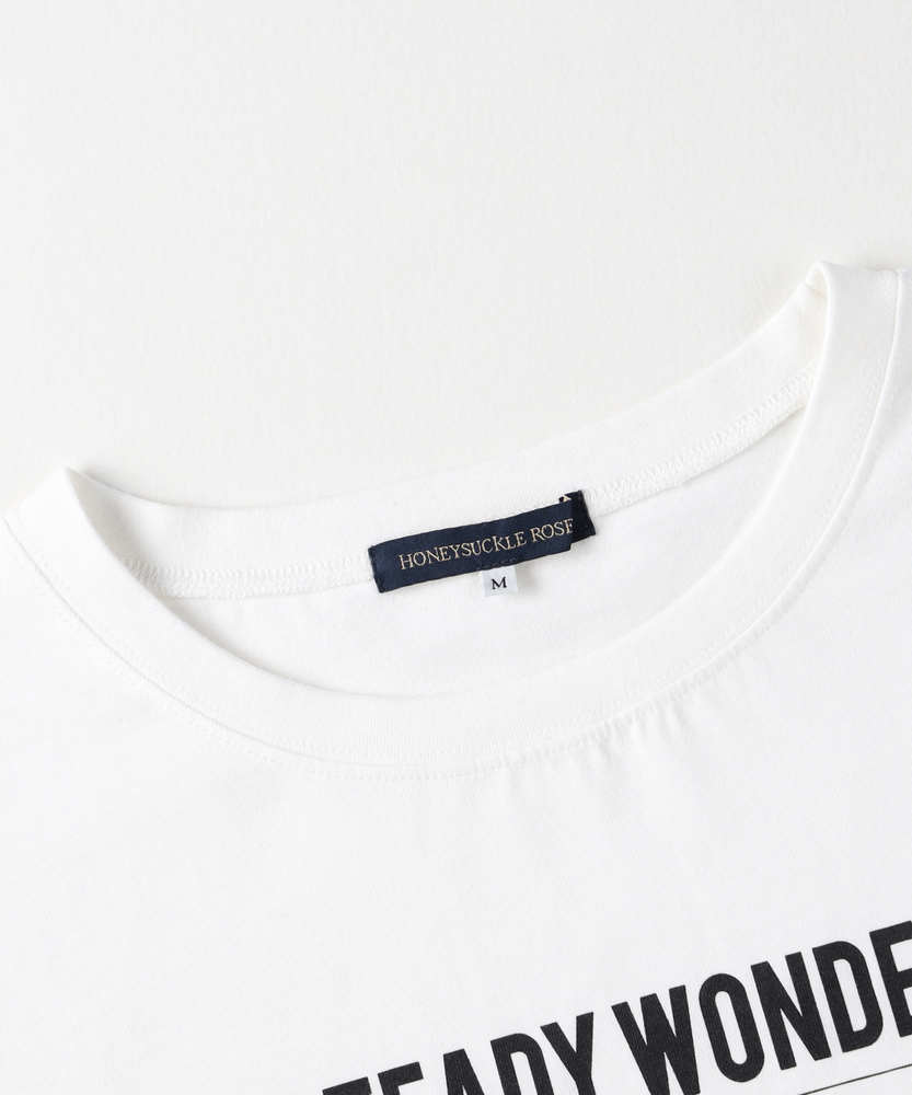 [美品] 人気！ロゴプリント ロングスリーブTシャツ coen tシャツ メタリックロゴプリントロングスリーブTシャツ