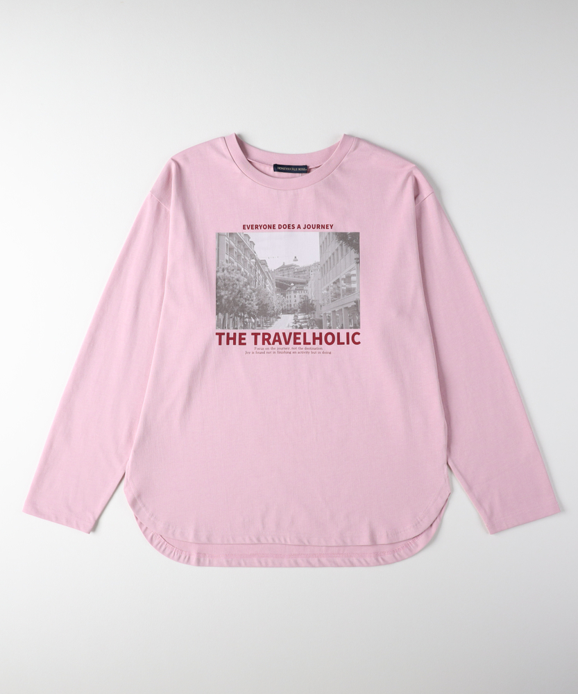 ラウンドヘムT LAUTREAMONT tシャツ ラウンドヘムフライスカットソー「手洗い