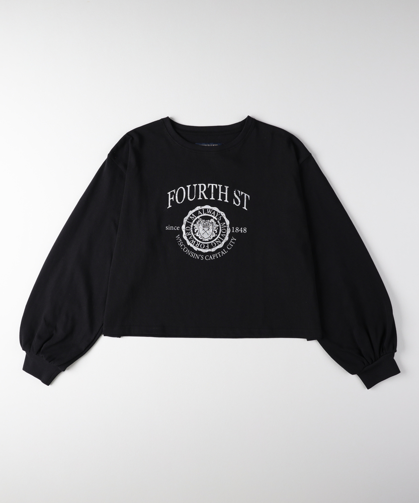 袖ボリュームロングスリーブTシャツ