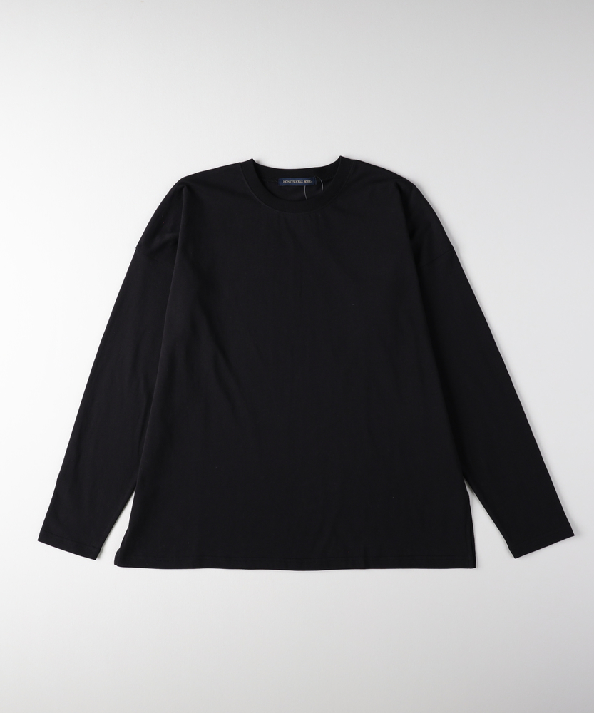 【美品希少】STONE  ロングスリーブカットソー　XL クルーネック サイドスリットロングスリーブカットソー ◇3color