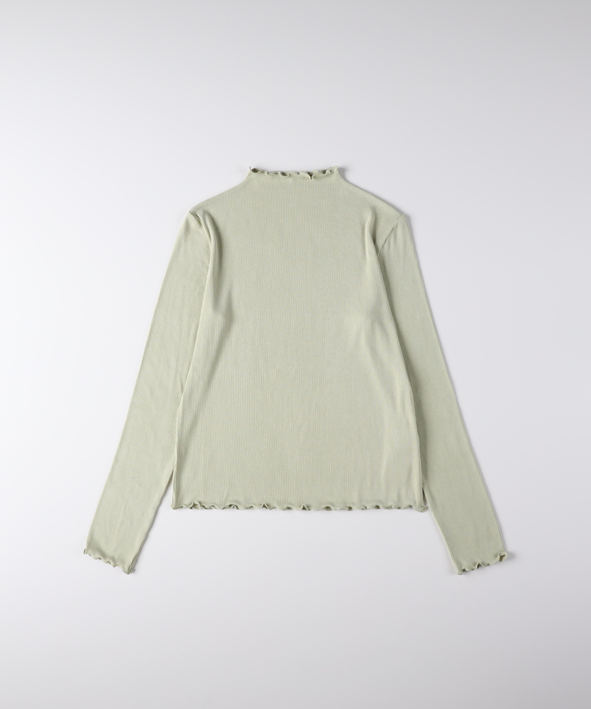 ハイネックロングスリーブTシャツ(S オフシロ): トップス｜Right