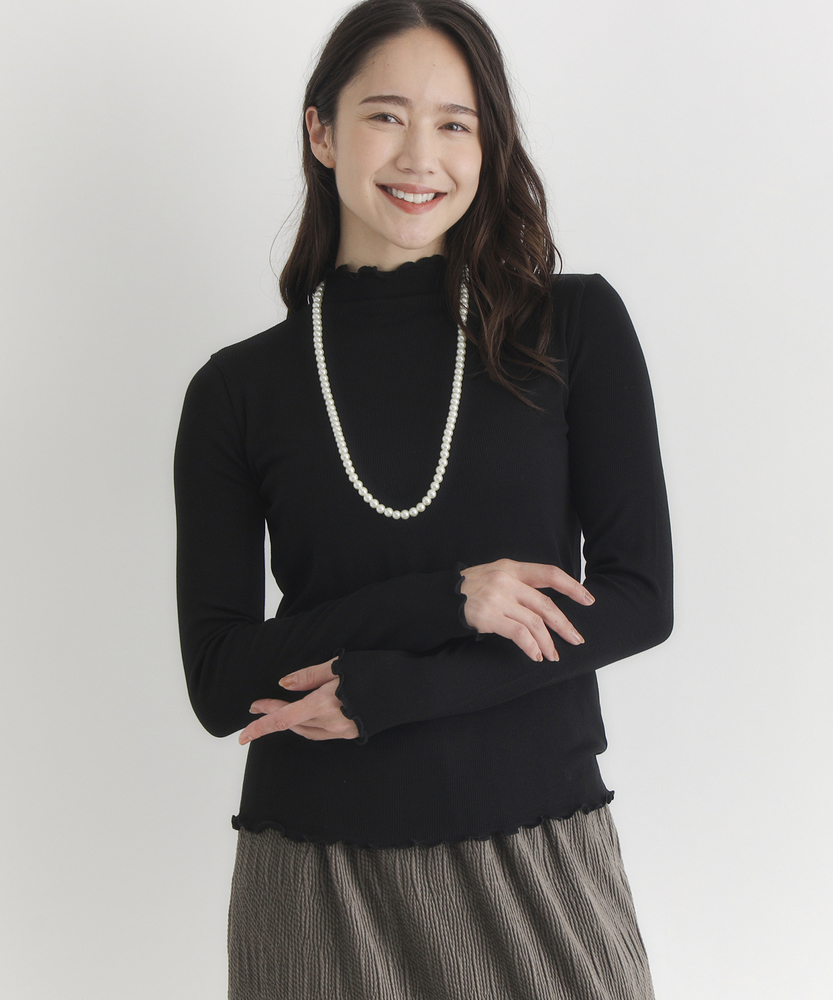 ハイネックロングスリーブTシャツ